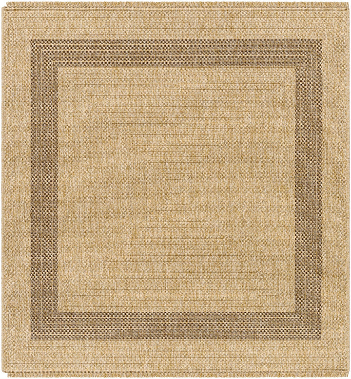 Brown And Tan Modern Style Faux Jute Rug - The Rug Decor