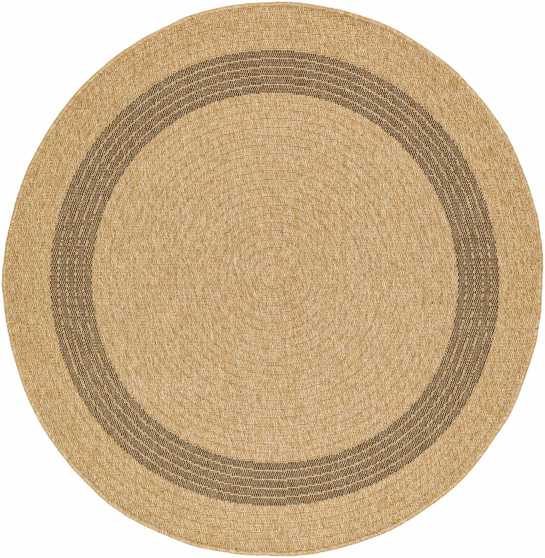Brown And Tan Modern Style Faux Jute Rug - The Rug Decor