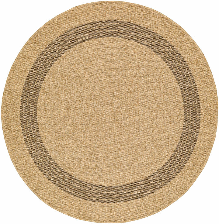 Brown And Tan Modern Style Faux Jute Rug - The Rug Decor