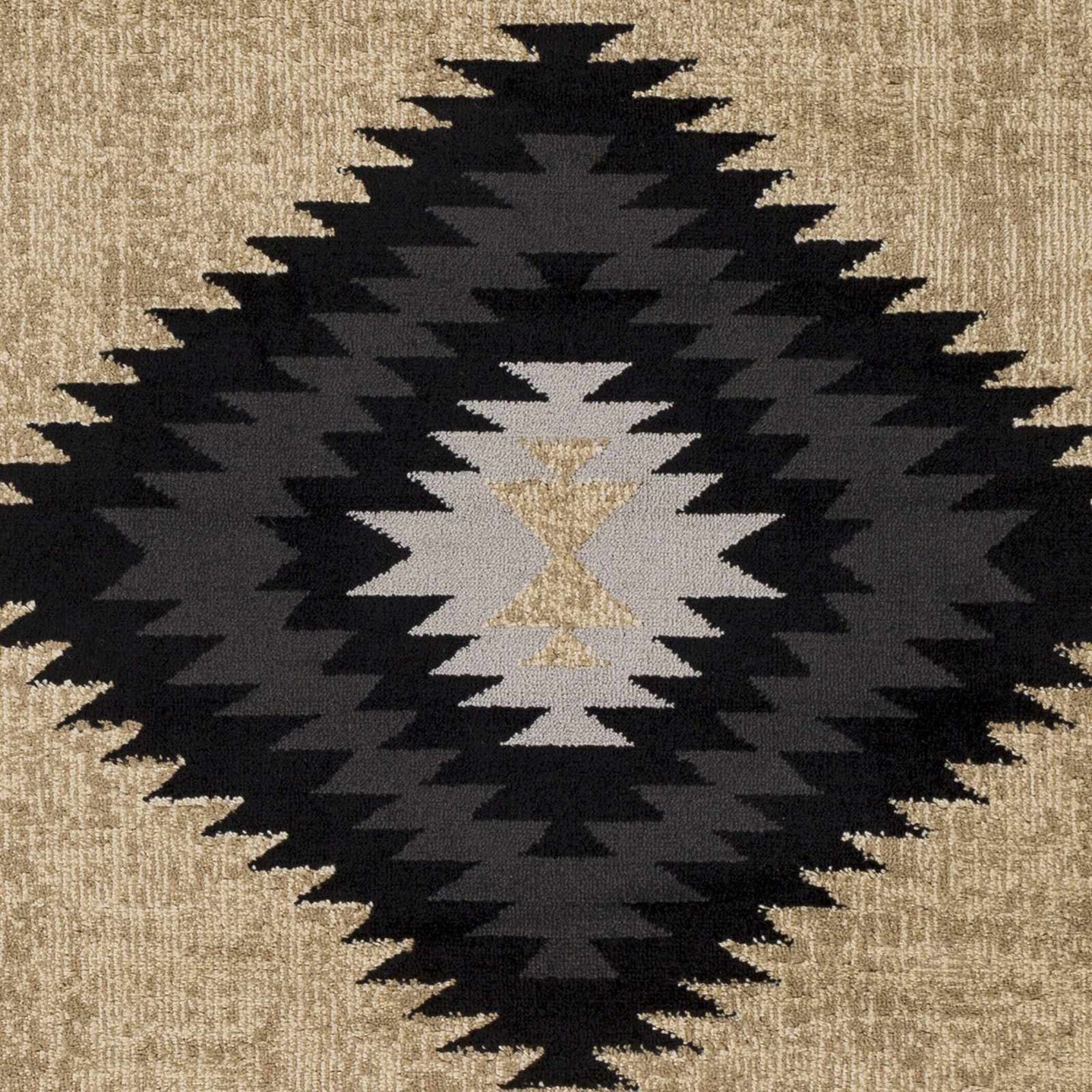 Brown, Black and Light Purple Mamluk Design Multi Size area Rug - The Rug Decor