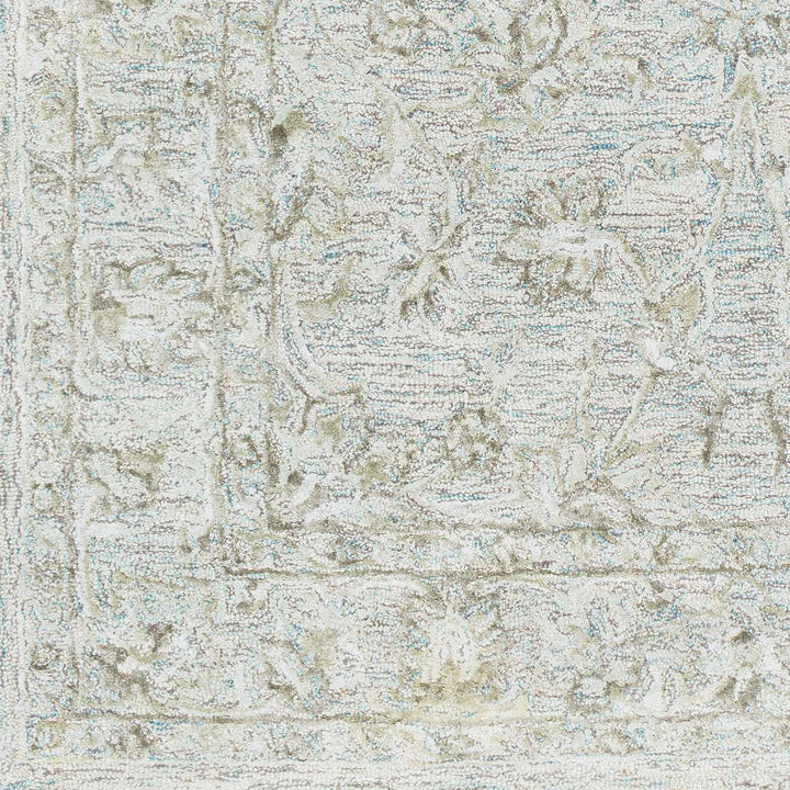 Browning Traditional Ivory And Olive Area Rug - The Rug Decor