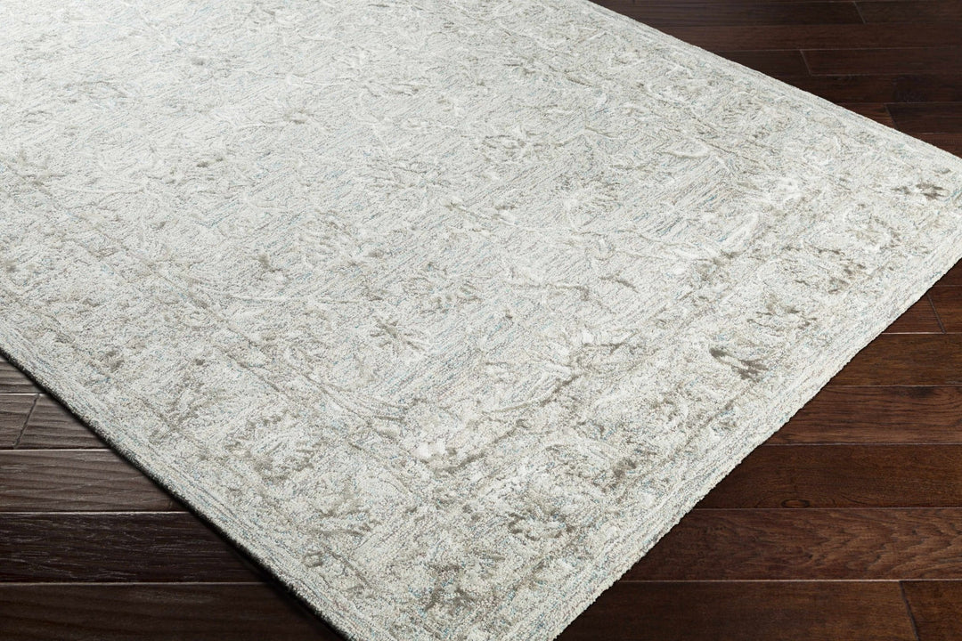 Browning Traditional Ivory And Olive Area Rug - The Rug Decor
