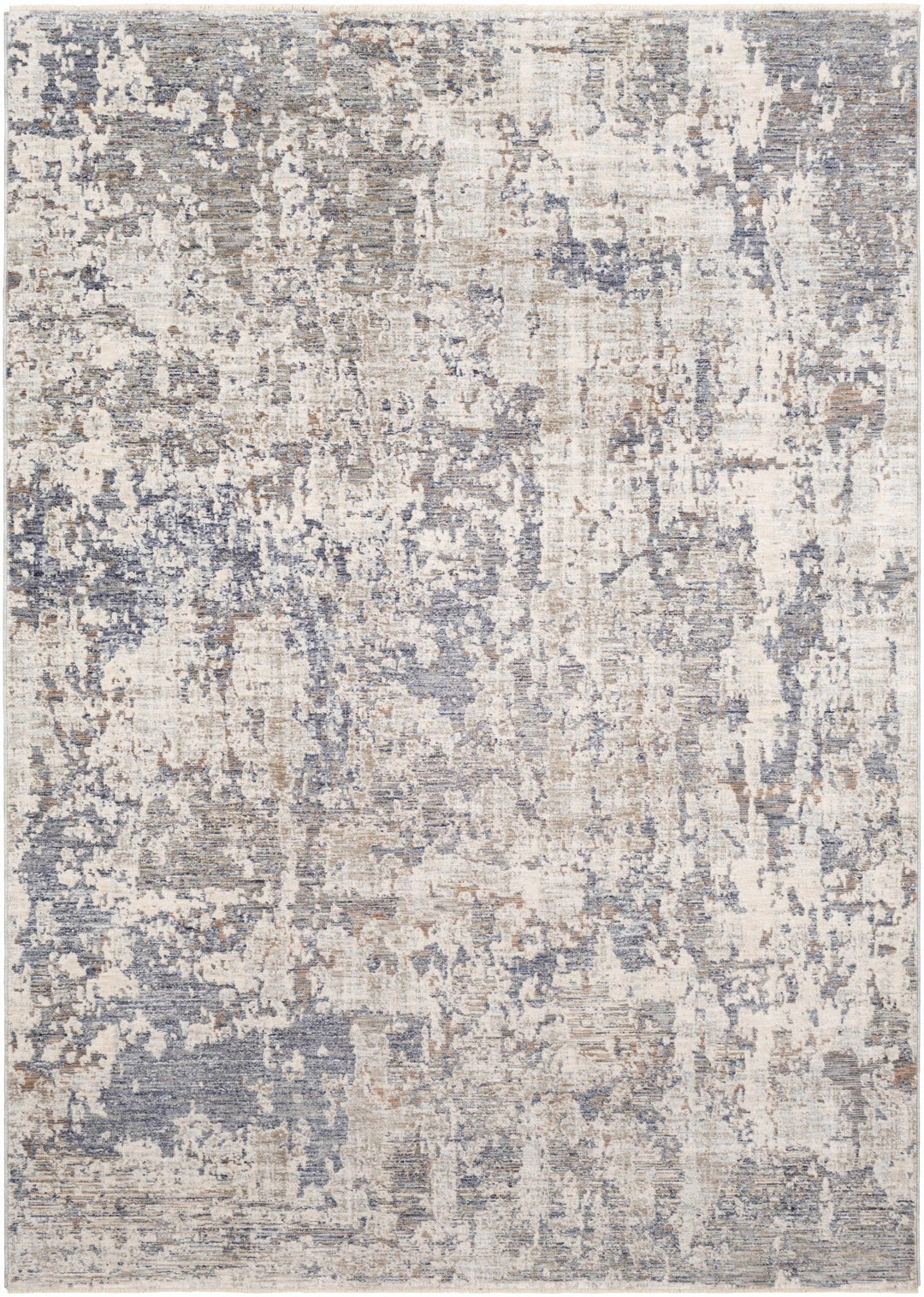 Broxbourne Modern Abstract Design Ivory And Blue Area Rug - The Rug Decor