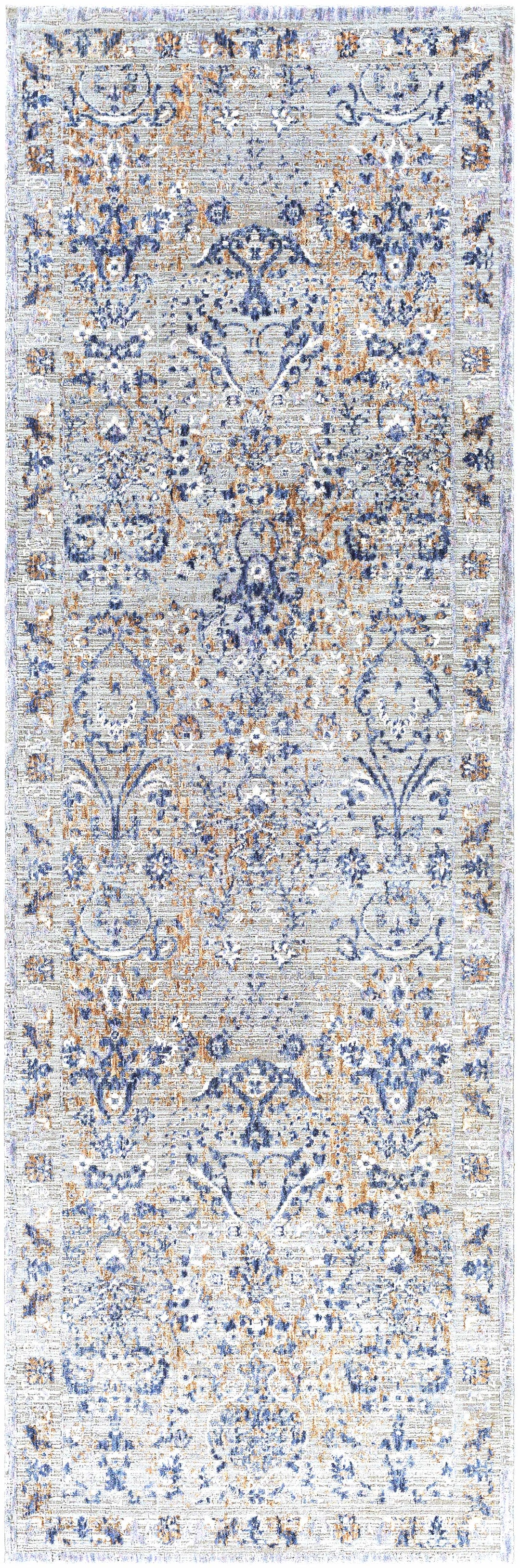 Barrie Traditional Style Gray And Brown Area Rug