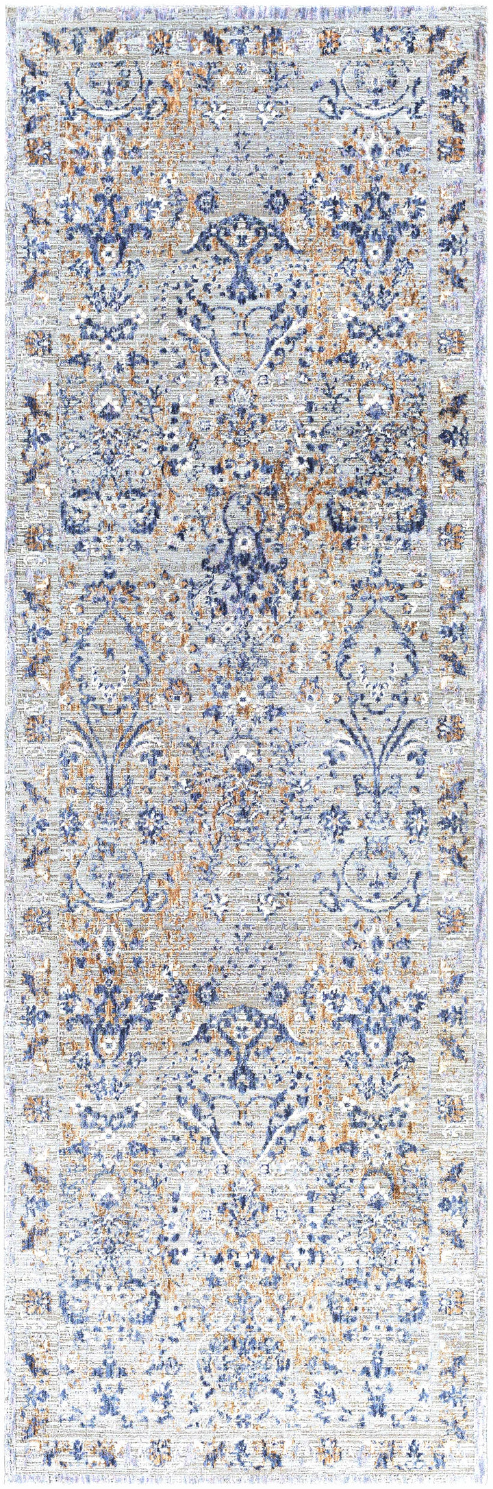 Barrie Traditional Style Gray And Brown Area Rug