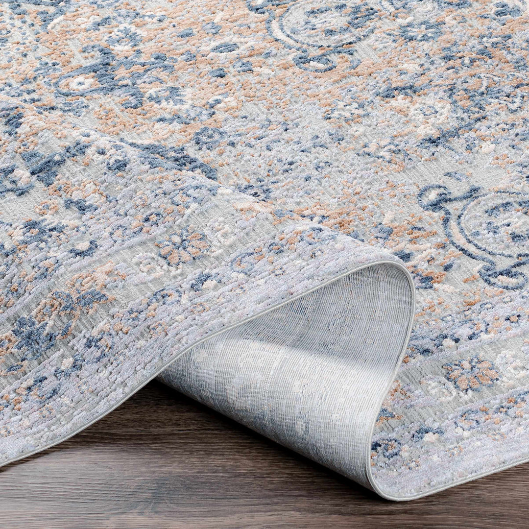Barrie Traditional Style Gray And Brown Area Rug