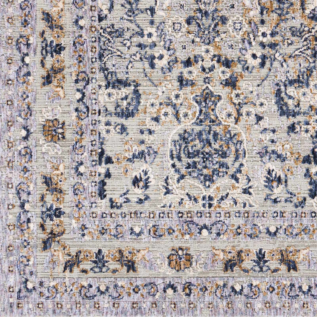 Barrie Traditional Style Gray And Brown Area Rug