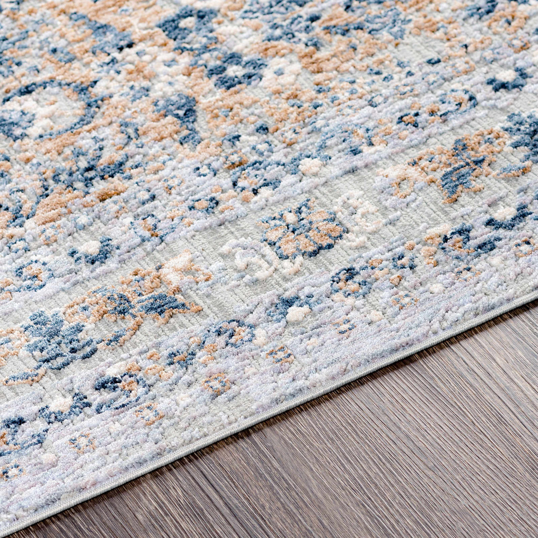 Barrie Traditional Style Gray And Brown Area Rug