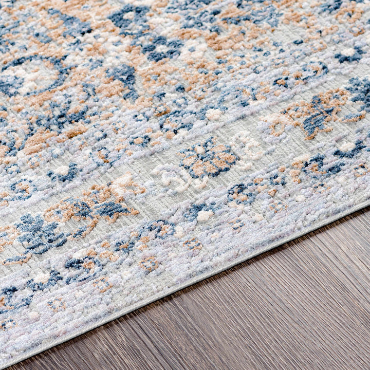 Barrie Traditional Style Gray And Brown Area Rug