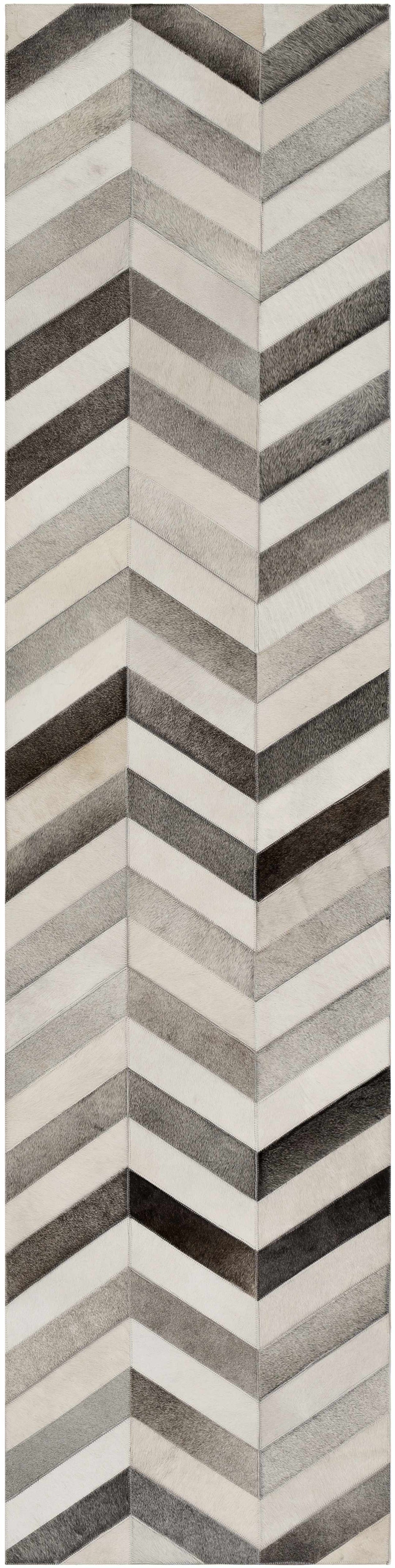 Bristolville Modern Style Gray And Ivory Area Rug
