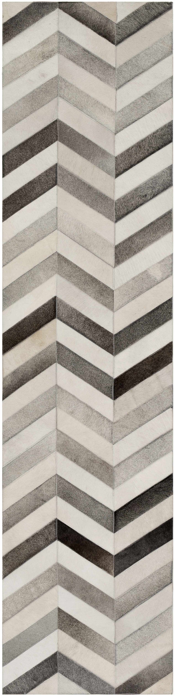 Bristolville Modern Style Gray And Ivory Area Rug