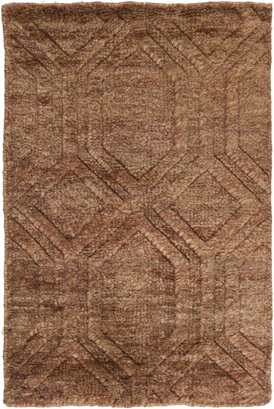 Bartlett Brown Contemporary Style Hand Knotted Area Rug
