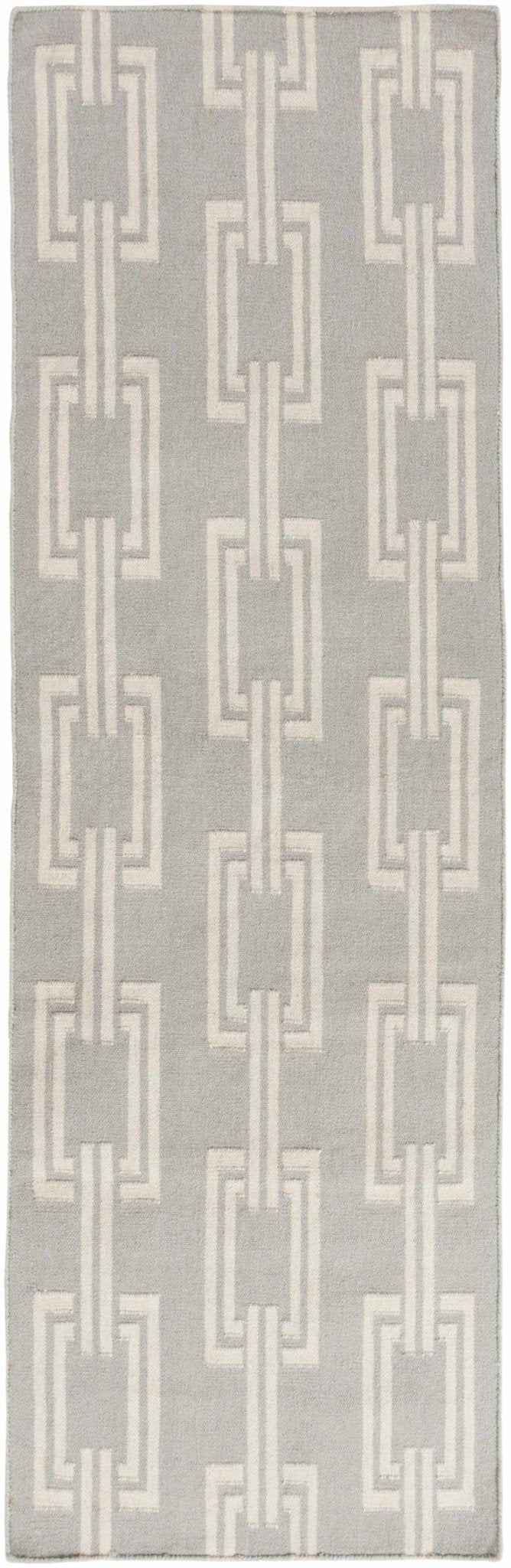 Brundidge Geometric Design Ivory And Gray Area Rug - The Rug Decor