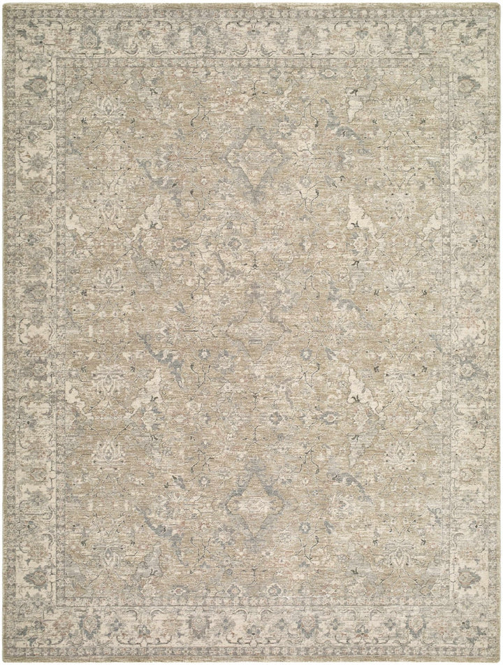 Brynja Traditional Beige And Gray Rug - The Rug Decor