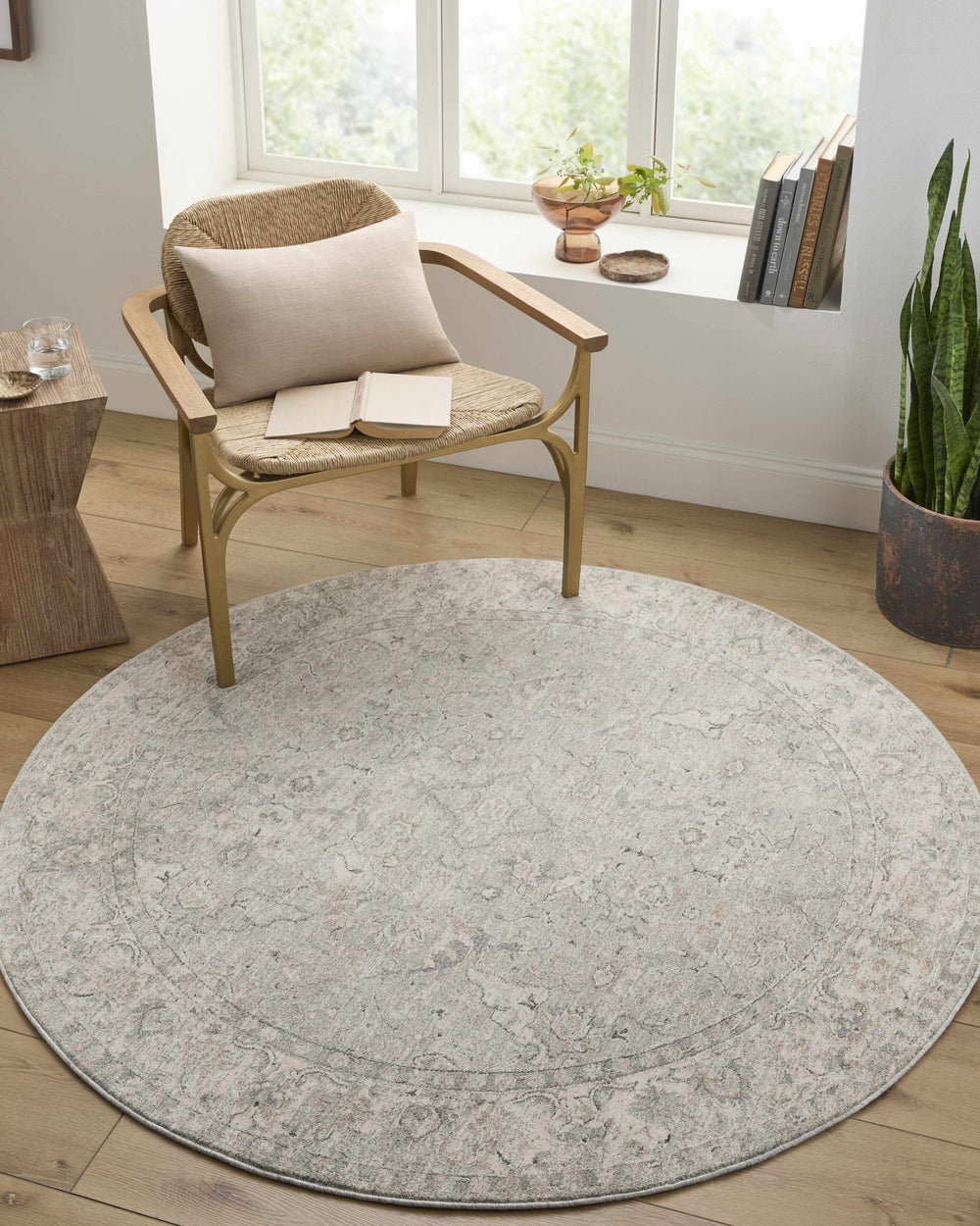 Brynja Traditional Style Beige And Gray Area Rug - The Rug Decor