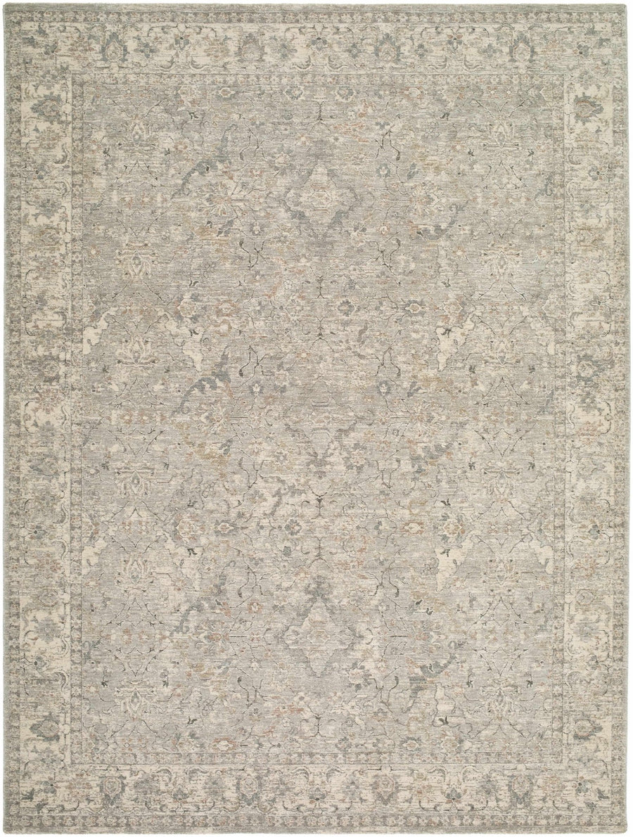 Brynja Traditional Style Beige And Gray Area Rug - The Rug Decor