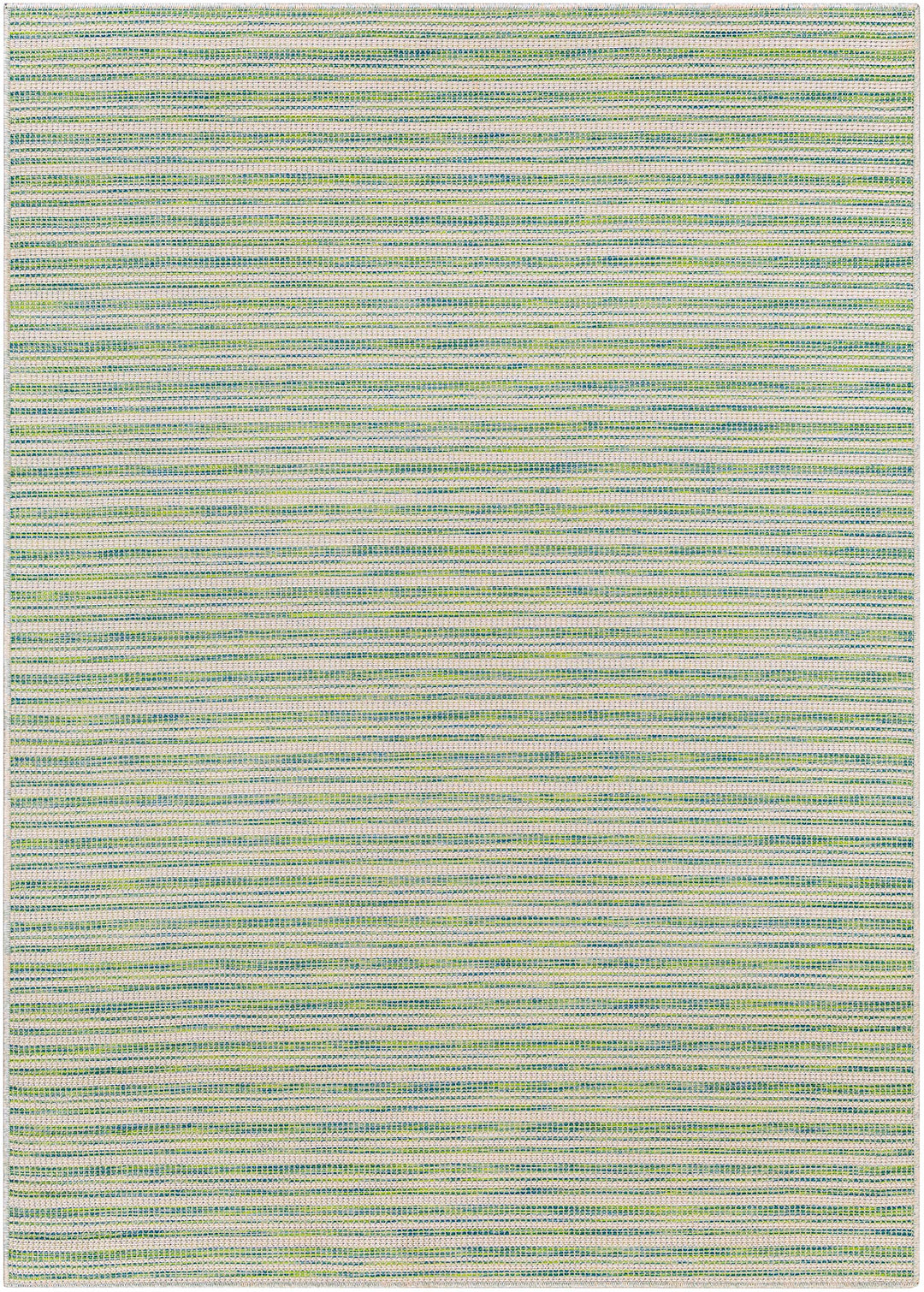 Bess Modern Stripe Pattern Green Area Rug