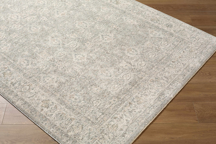 Buddug Traditional Gray And Beige Rug - The Rug Decor