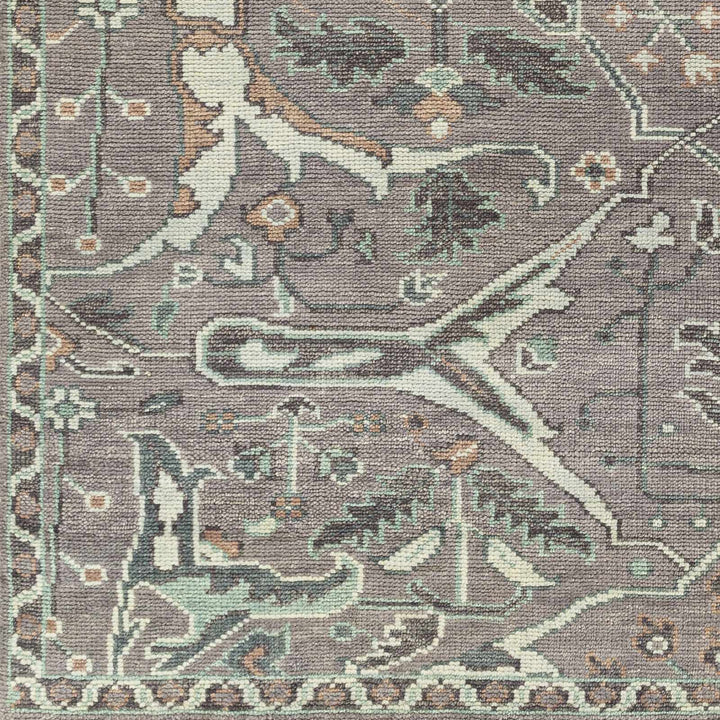 Bugasan Taupe Traditional Style Hand Knotted Wool Area Rug - The Rug Decor
