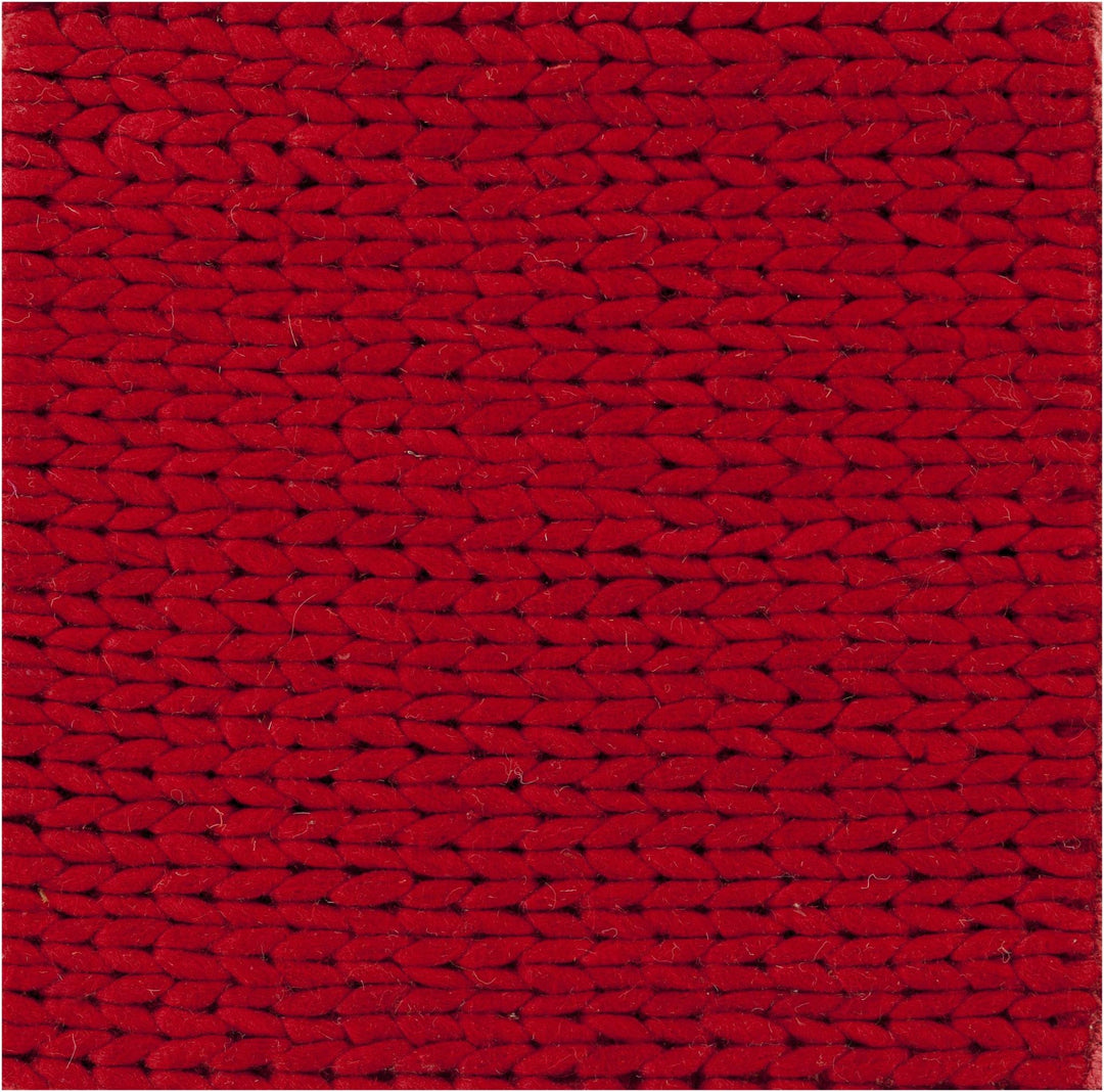Bula Red Modern Style Hand Woven Wool Area Rug - The Rug Decor
