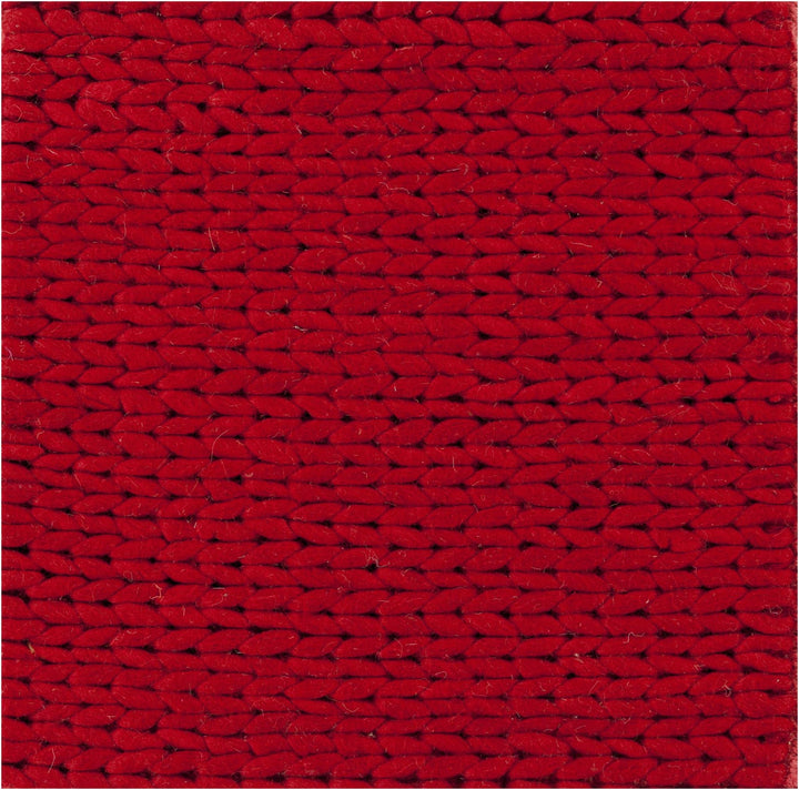 Bula Red Modern Style Hand Woven Wool Area Rug - The Rug Decor