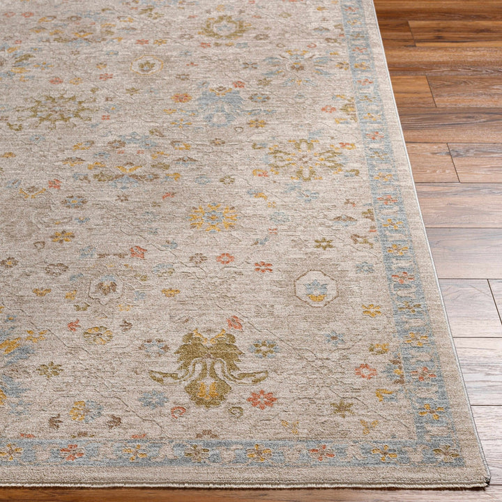 Burcu Traditional Oushak Design Beige And Gray Area Rug - The Rug Decor