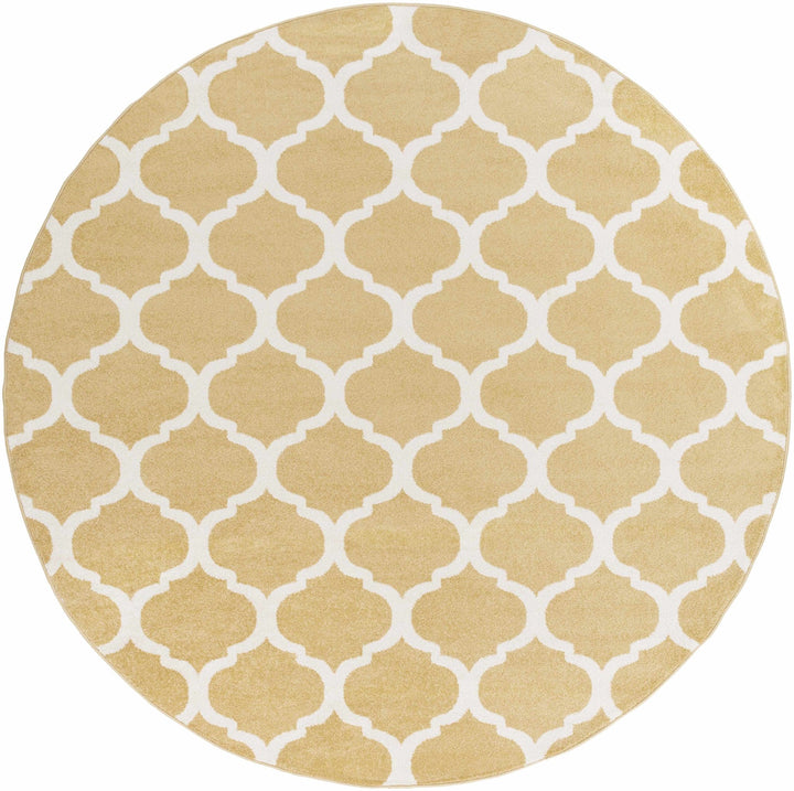 Burkettsville Modern Style Beige And White Area Rug - The Rug Decor
