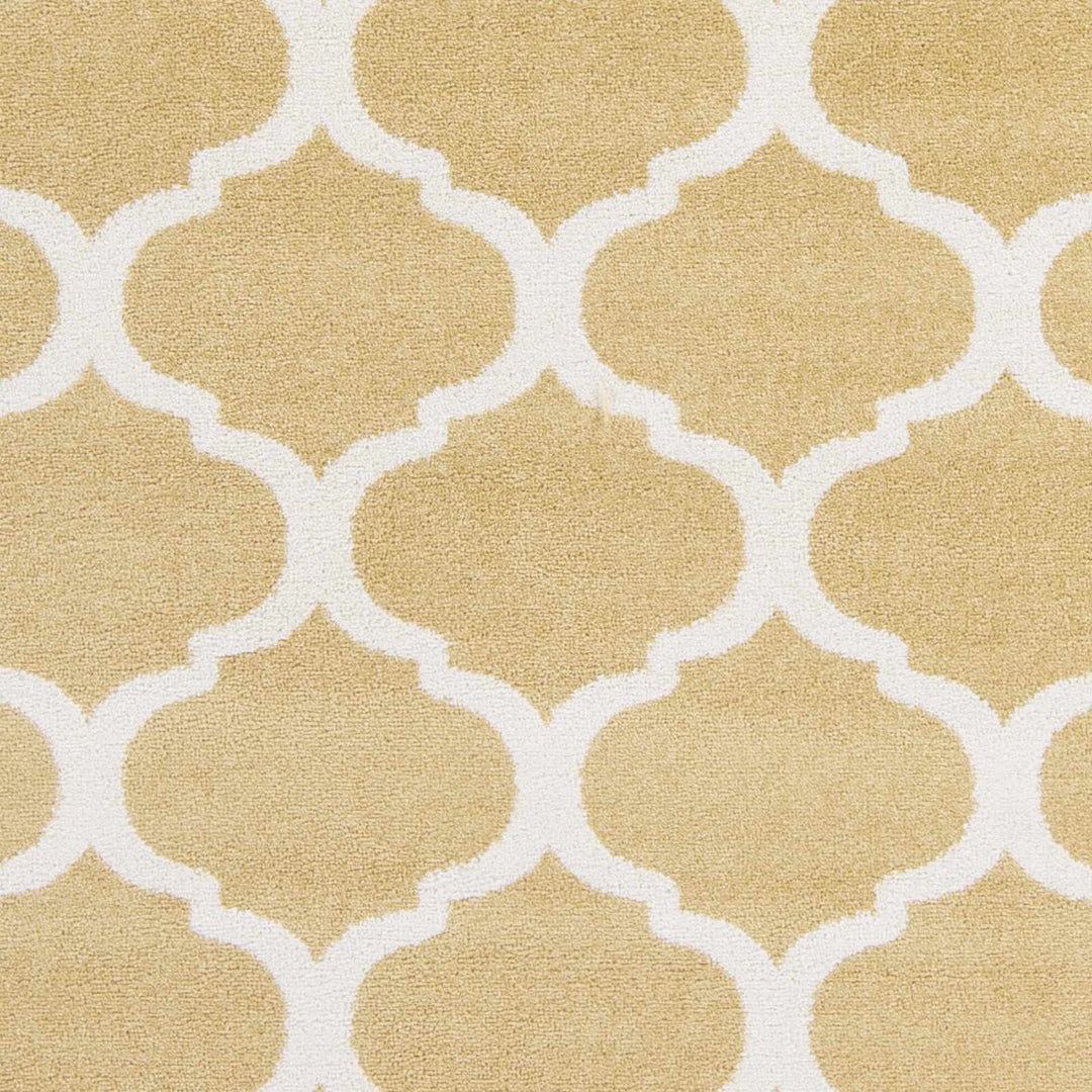 Burkettsville Modern Style Beige And White Area Rug - The Rug Decor