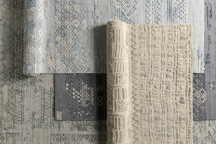 Burlington Modern Style Beige Hand Loomed Area Rug - The Rug Decor