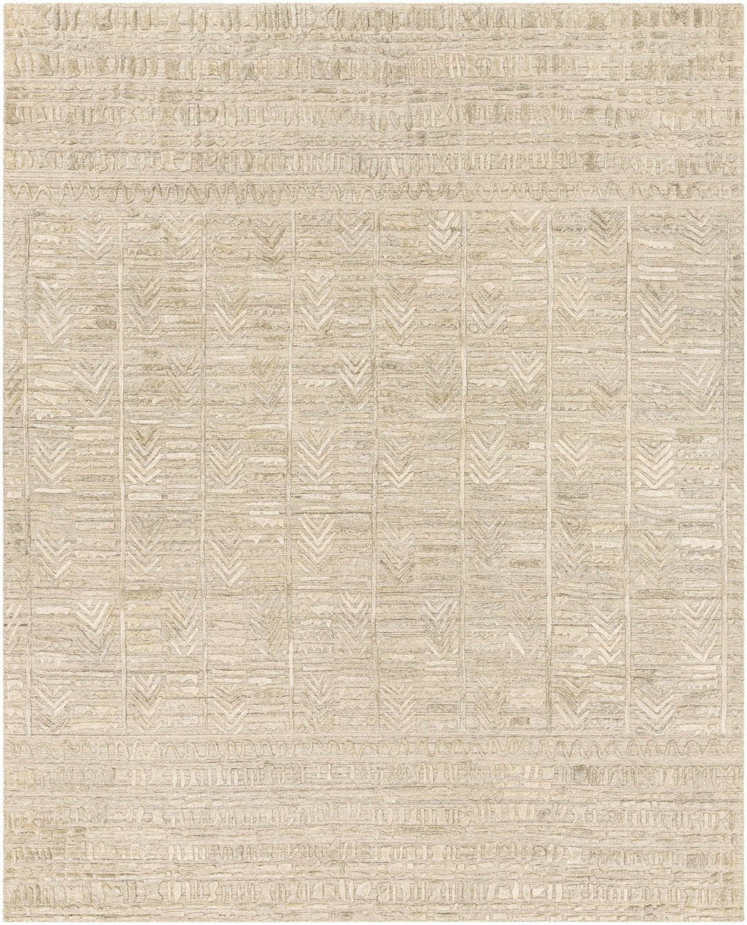 Burlington Modern Style Beige Hand Loomed Area Rug - The Rug Decor