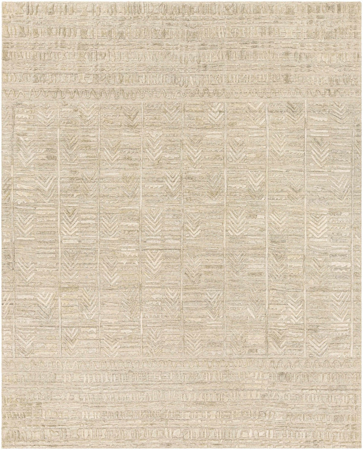 Burlington Modern Style Beige Hand Loomed Area Rug - The Rug Decor