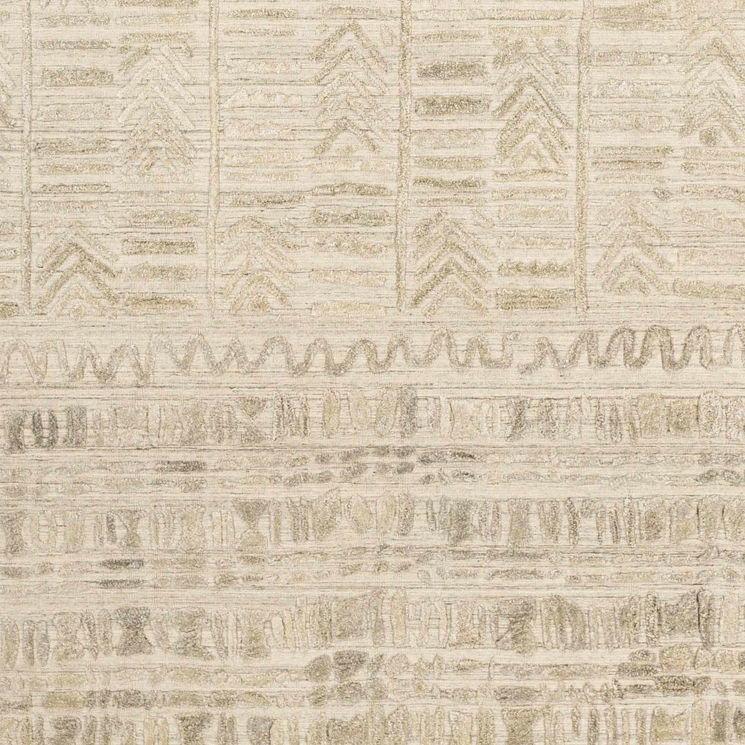 Burlington Modern Style Beige Hand Loomed Area Rug - The Rug Decor