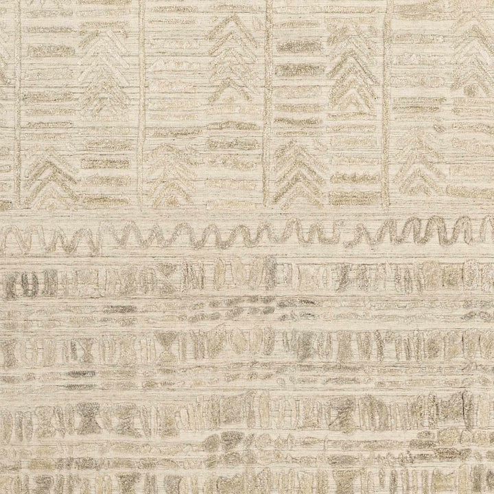 Burlington Modern Style Beige Hand Loomed Area Rug - The Rug Decor