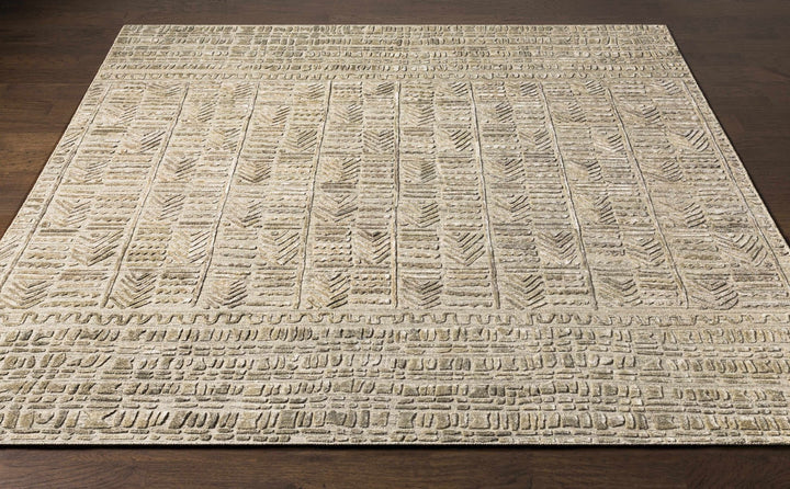 Burlington Modern Style Beige Hand Loomed Area Rug - The Rug Decor