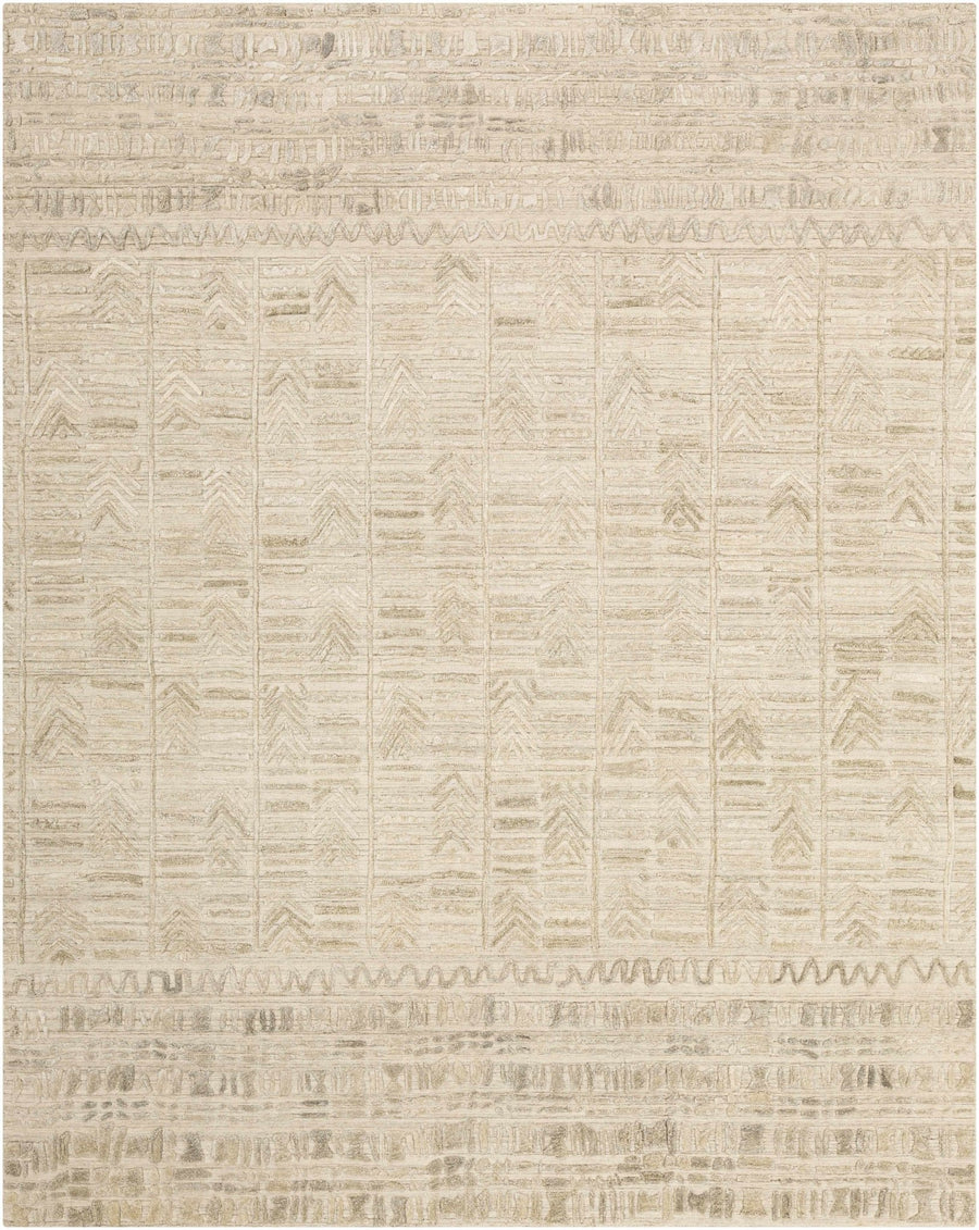 Burlington Modern Style Beige Hand Loomed Area Rug - The Rug Decor