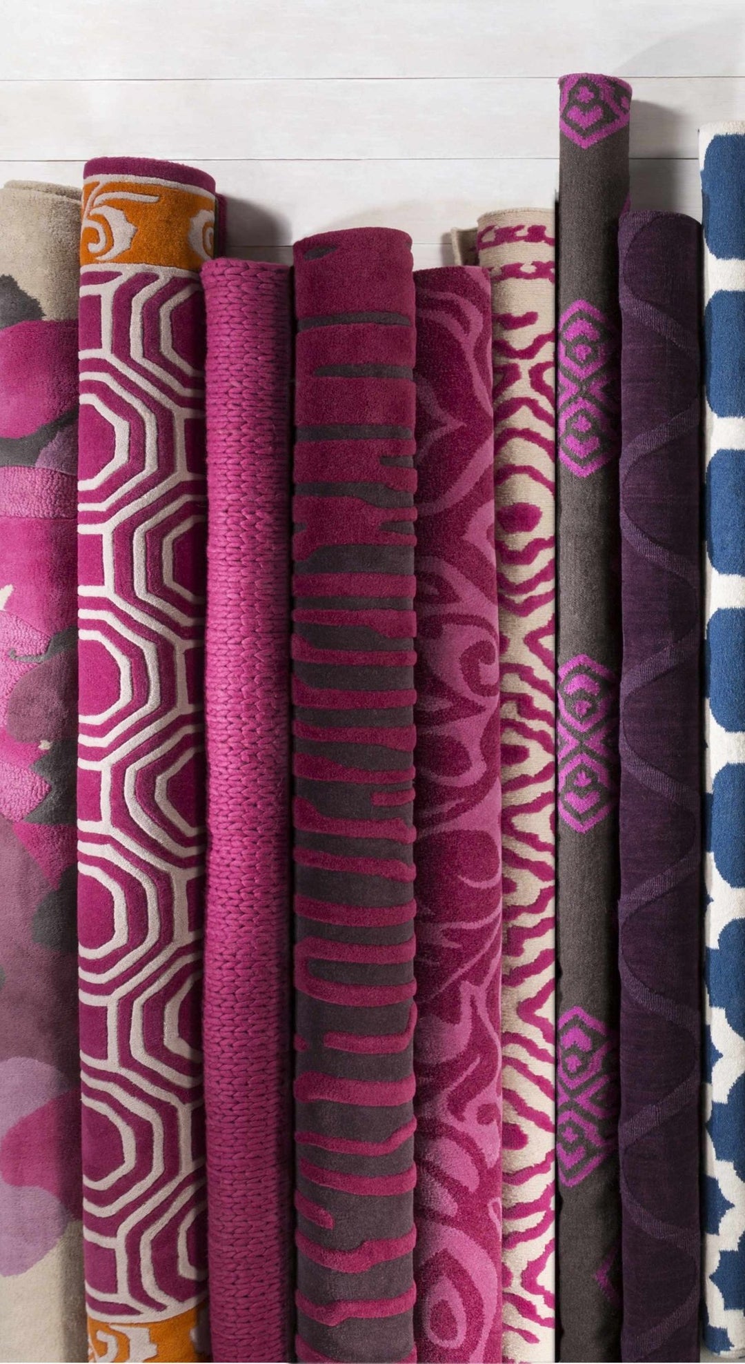 Burr Modern Solid Pink Hand Woven Wool Area Rug - The Rug Decor