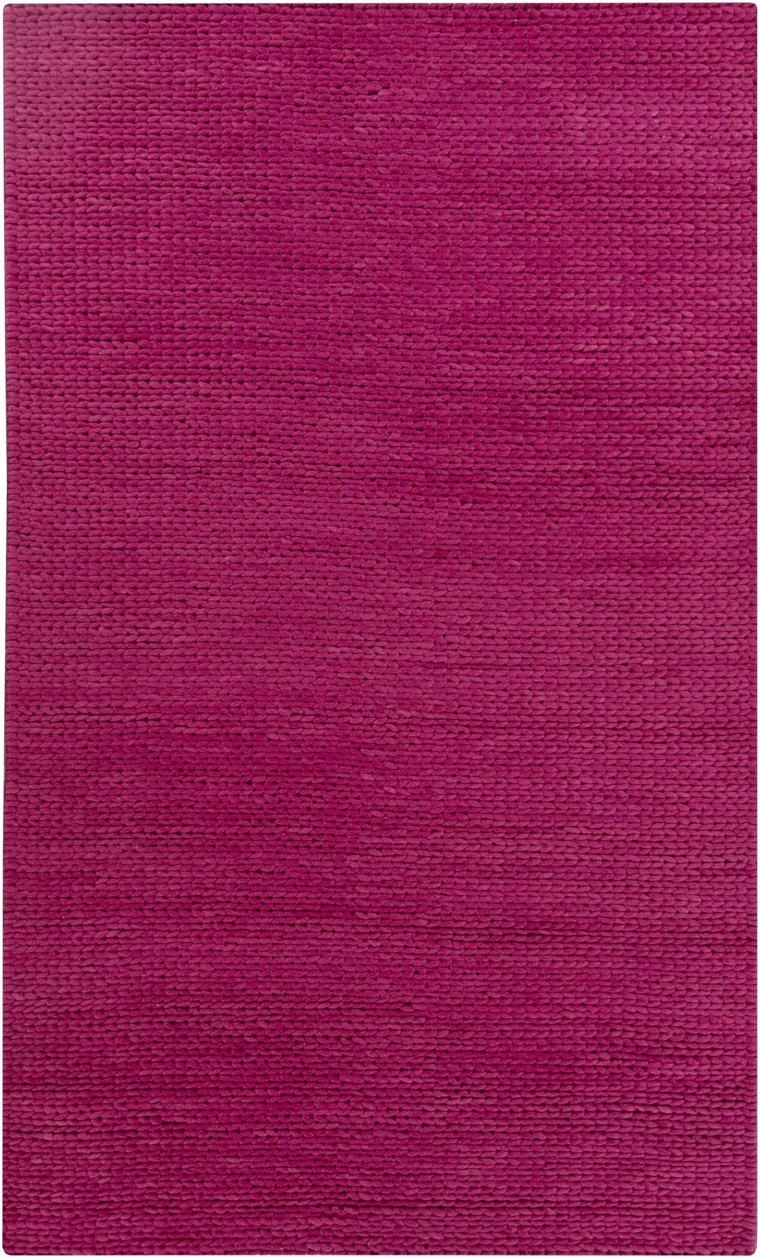 Burr Modern Solid Pink Hand Woven Wool Area Rug - The Rug Decor