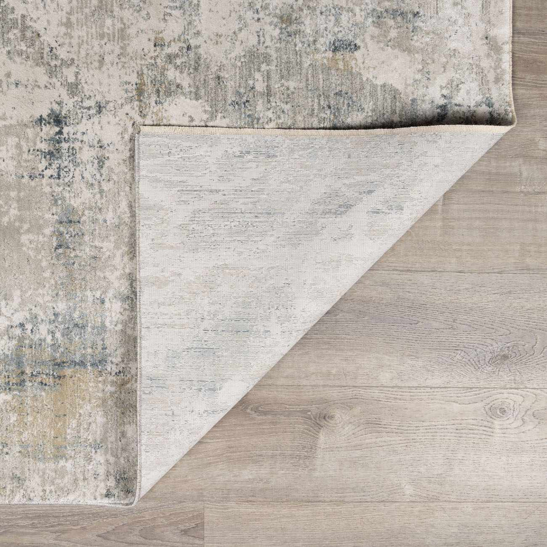 Burstwick Modern Abstract Design Gray And Blue Area Rug - The Rug Decor