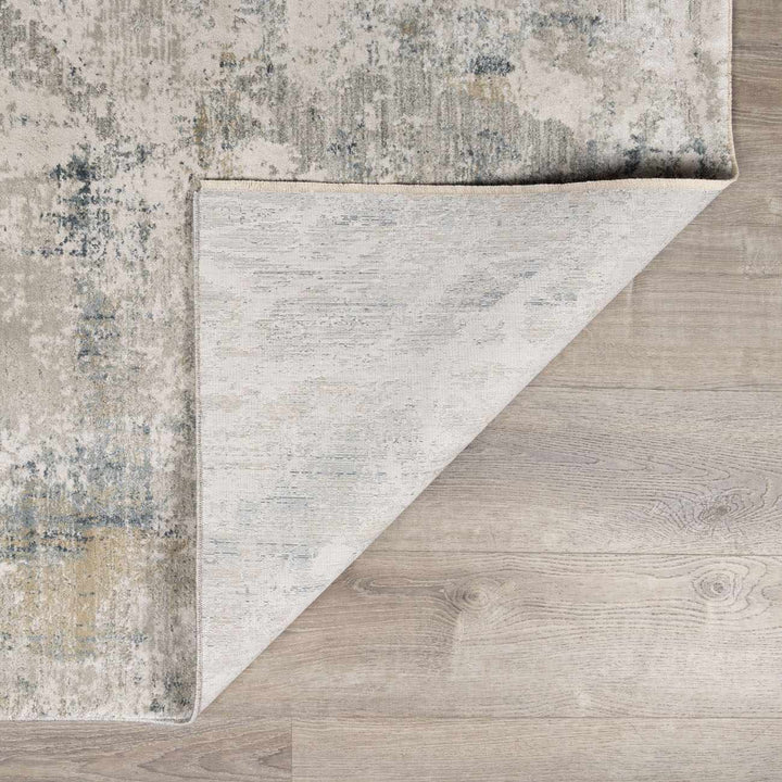 Burstwick Modern Abstract Design Gray And Blue Area Rug - The Rug Decor