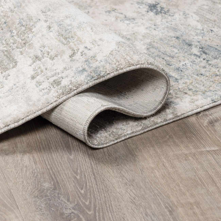 Burstwick Modern Abstract Design Gray And Blue Area Rug - The Rug Decor