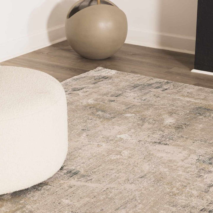 Burstwick Modern Abstract Design Gray And Blue Area Rug - The Rug Decor