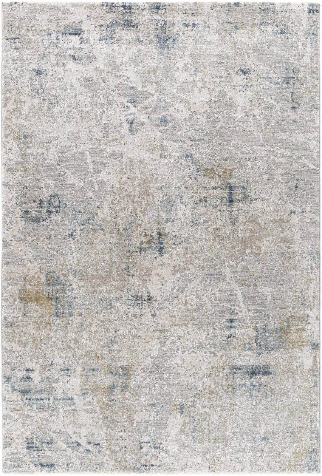 Burstwick Modern Abstract Design Gray And Blue Area Rug - The Rug Decor