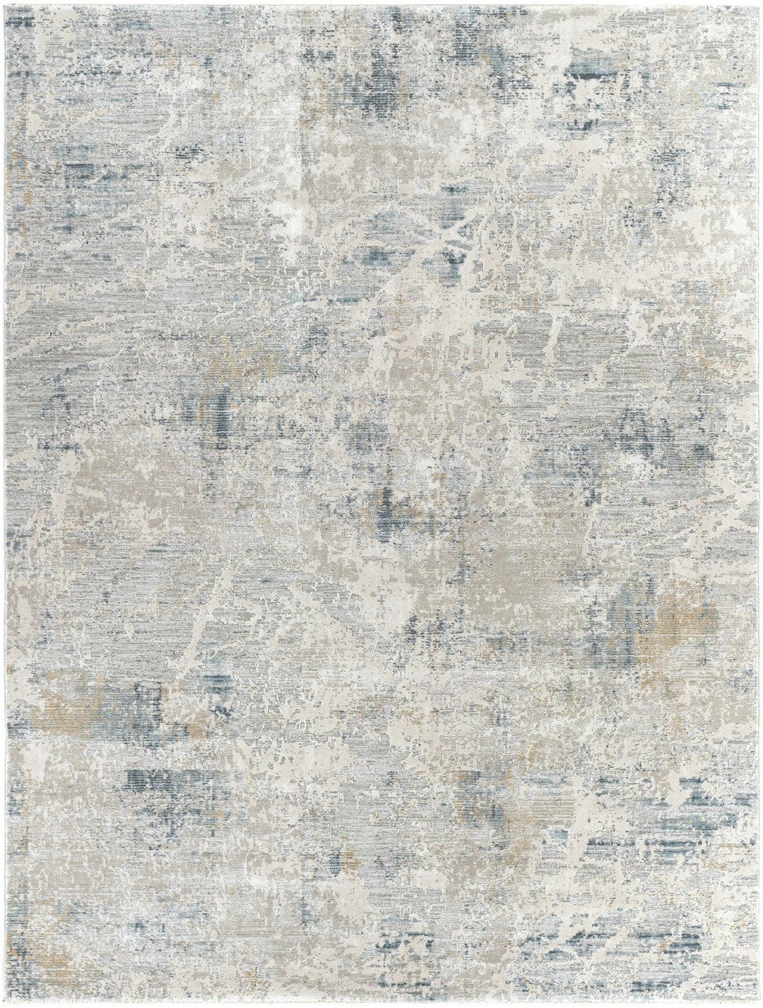 Burstwick Modern Abstract Design Gray And Blue Area Rug - The Rug Decor
