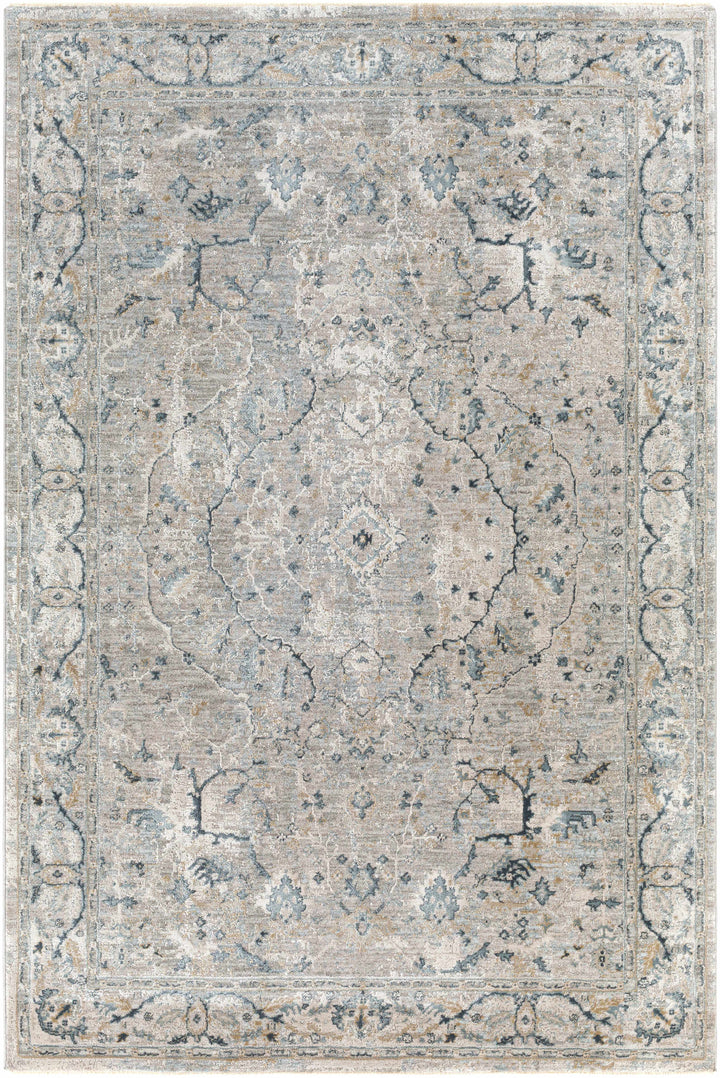 Bushnell Traditional Style Gray And Taupe Area Rug