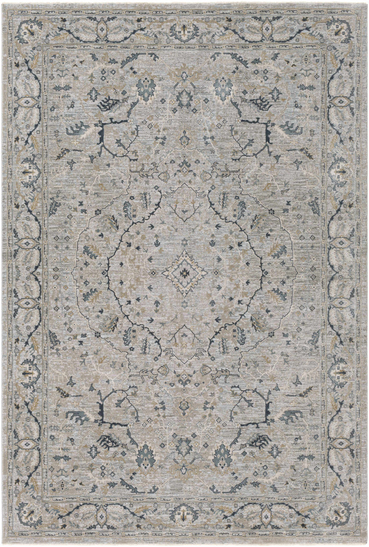 Bushnell Traditional Style Gray And Taupe Area Rug