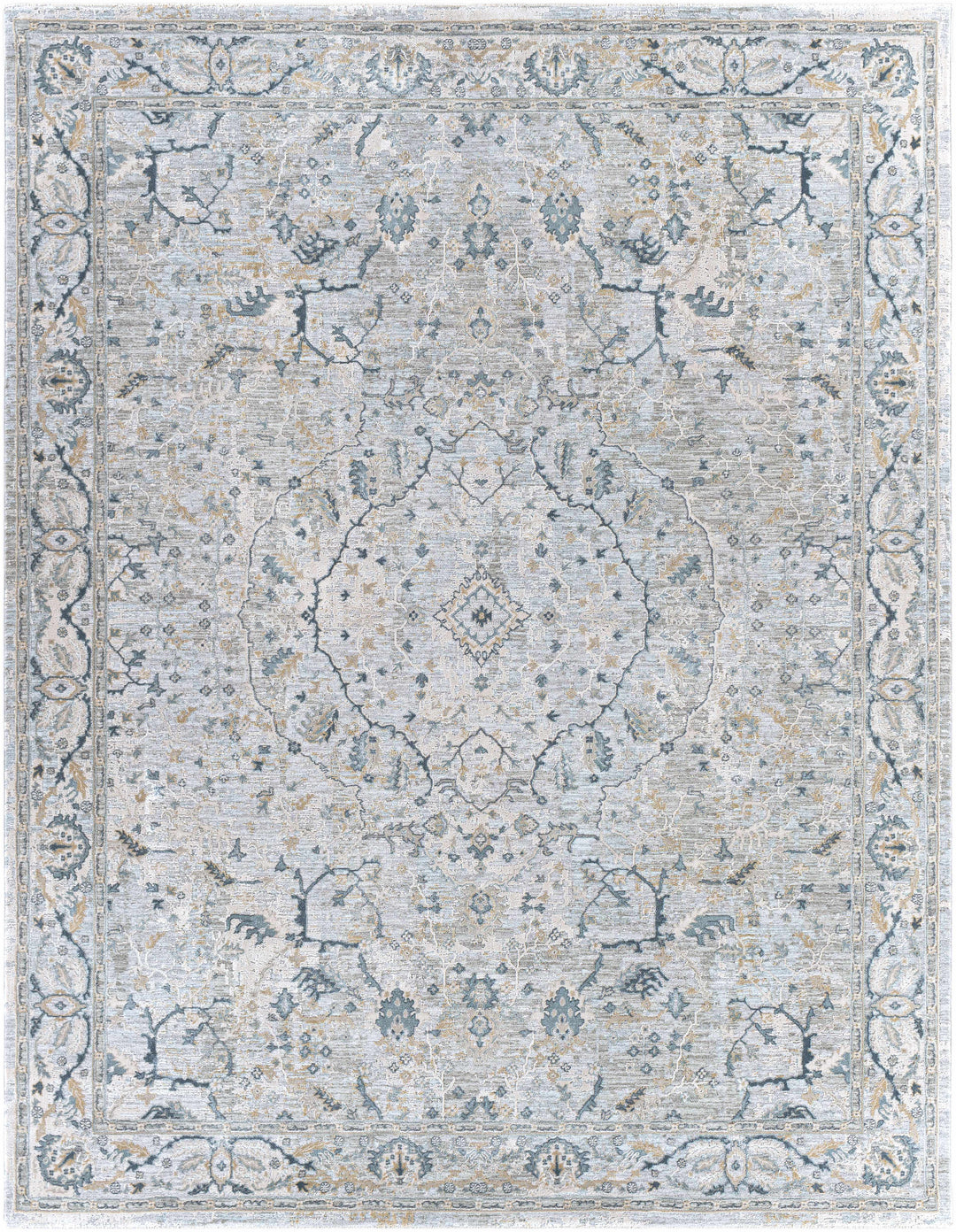 Bushnell Traditional Style Gray And Taupe Area Rug