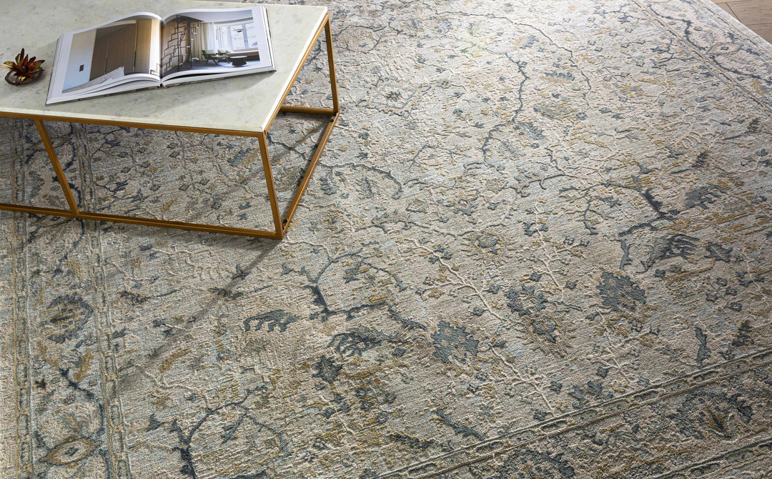 Bushnell Traditional Style Gray And Taupe Area Rug