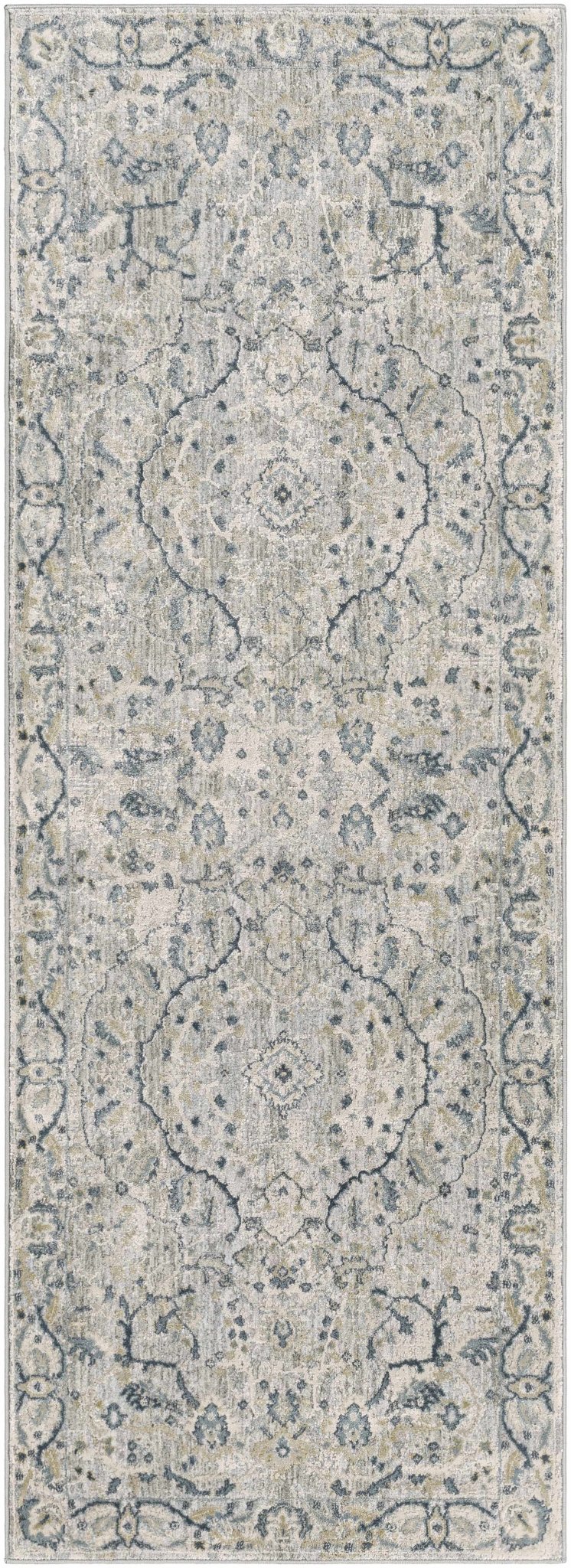 Bushnell Traditional Style Gray And Taupe Area Rug - The Rug Decor