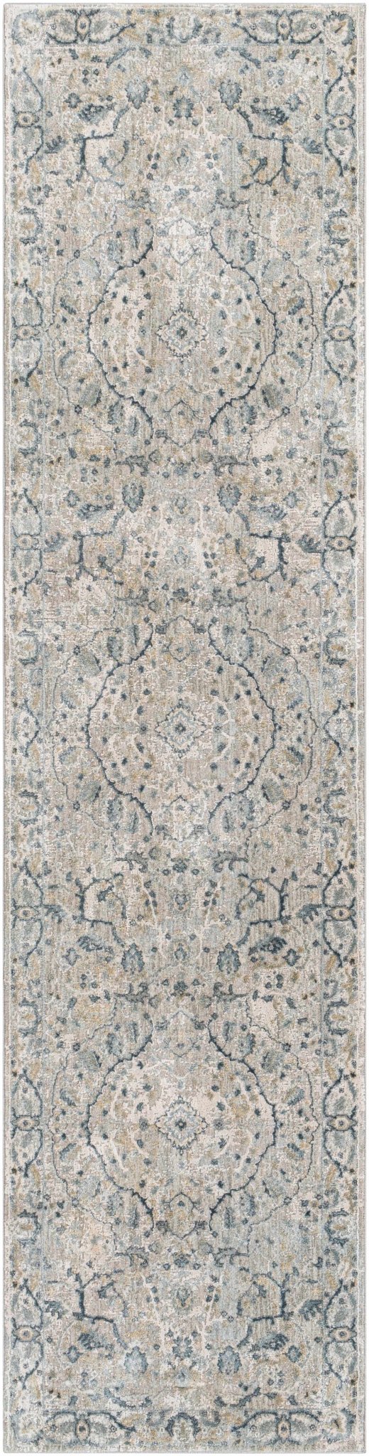 Bushnell Traditional Style Gray And Taupe Area Rug - The Rug Decor