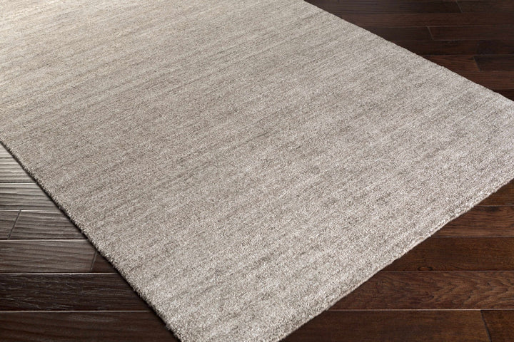 Buskirk Modern Solid Design Taupe Hand Loom Area Rug - The Rug Decor